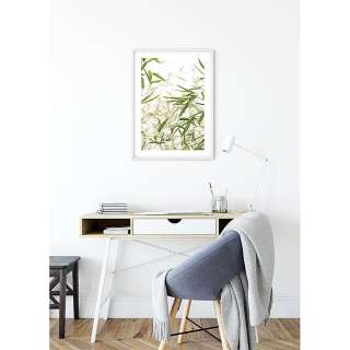 home24 Wandbild Bamboo Leaves