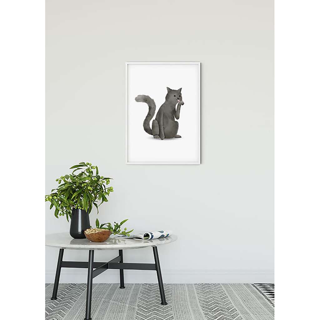 home24 Wandbild Cute Animal Cat