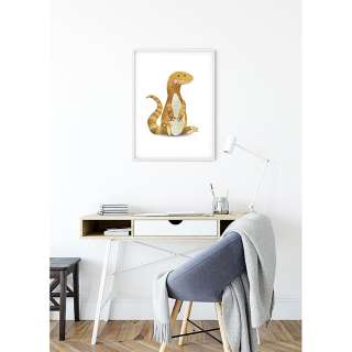 home24 Wandbild Cute Animal Lizard
