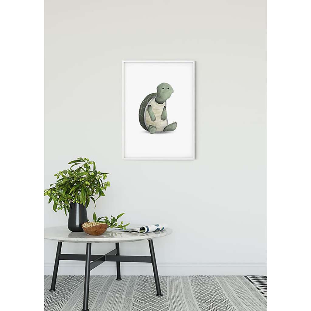 home24 Wandbild Cute Animal Turtle