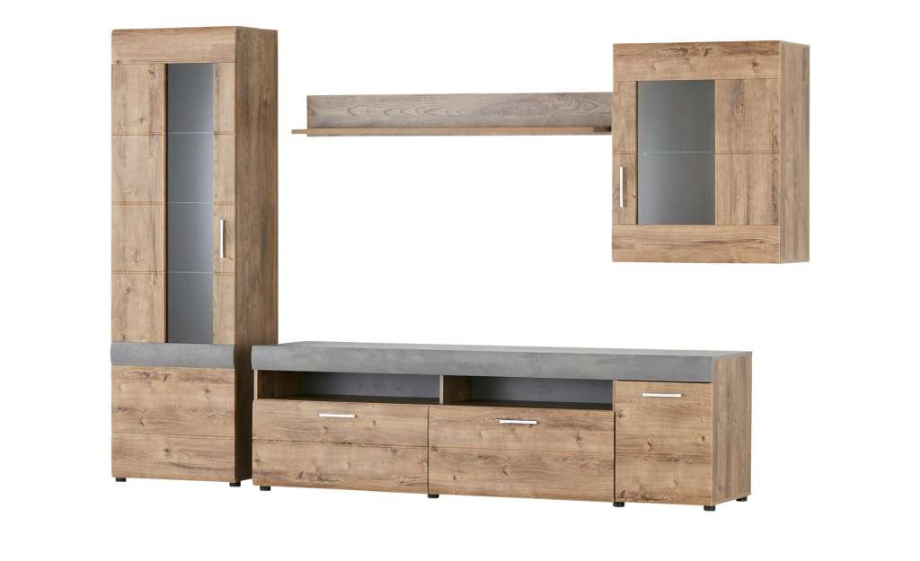 uno Wohnwand  Toulon II ¦ holzfarben Wohnwände - Höffner