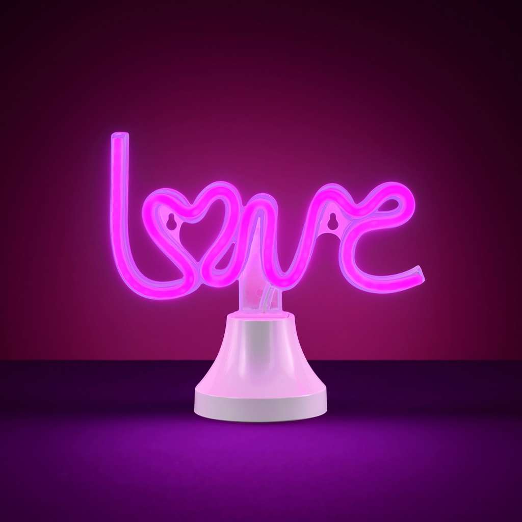 home24 LED-Tischleuchte Love