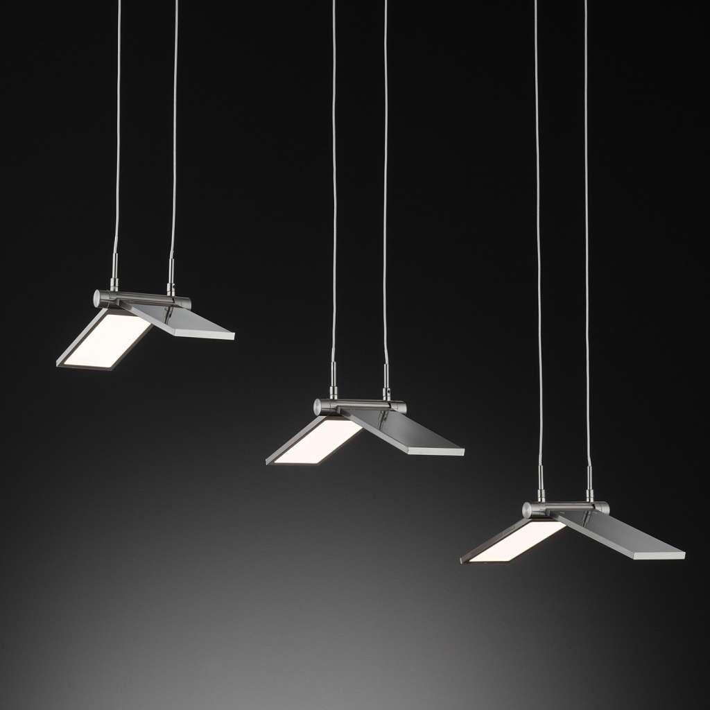 home24 LED-Pendelleuchte Livia