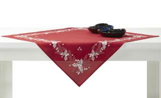 Mitteldecke  Weihnachtszweige ¦ rot ¦ 100% Polyester Heimtextilien > Tischwäsche > Tischdecken - Höffner