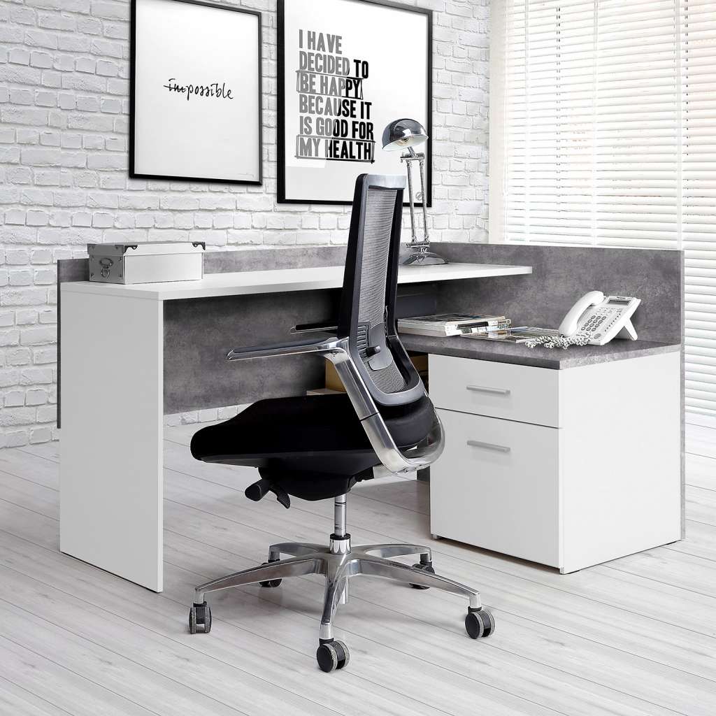 home24 Eckschreibtisch Niya