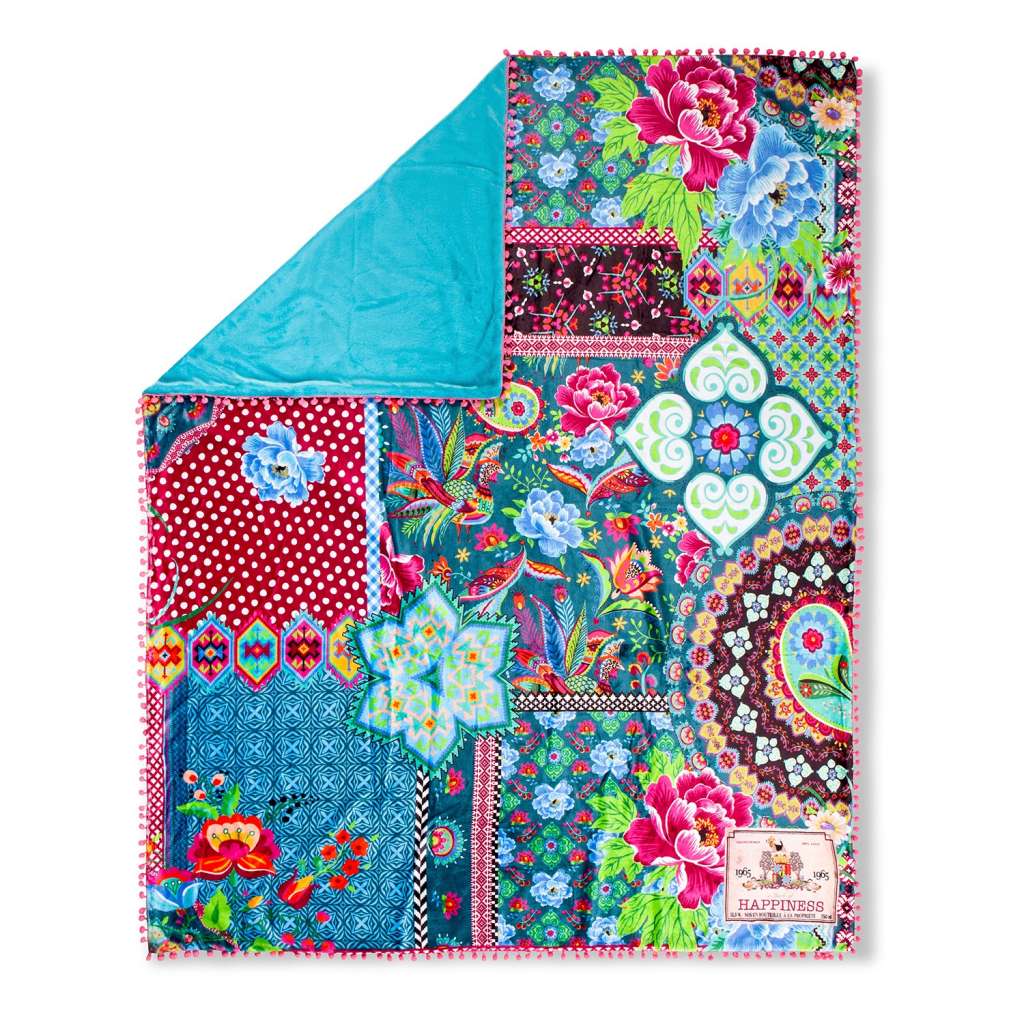 home24 Plaid Peonia Patch