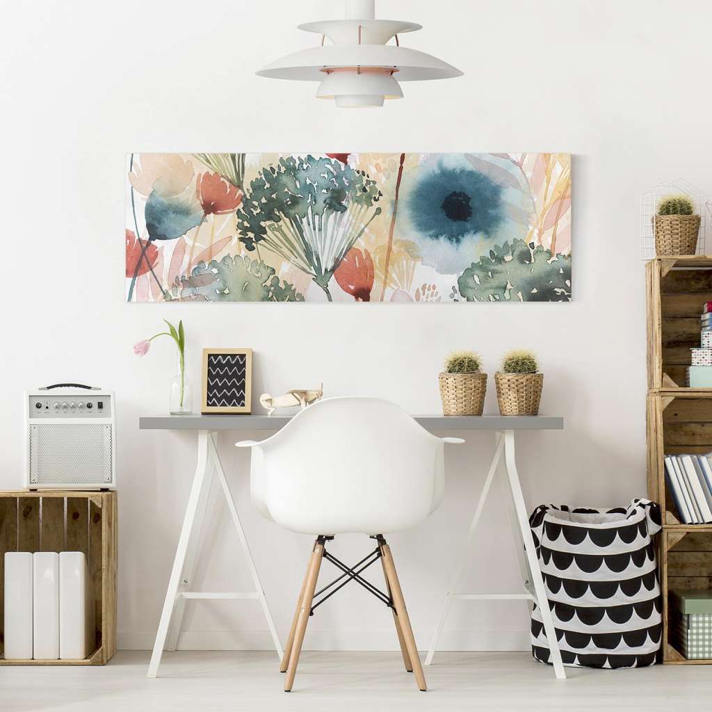 home24 Leinwandbild Wildblumen im Sommer V