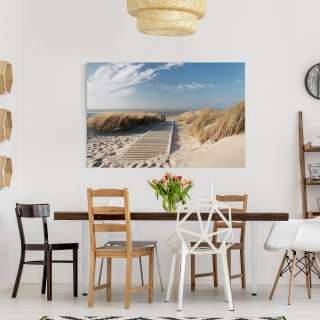 home24 Leinwandbild Ostsee Strand IV