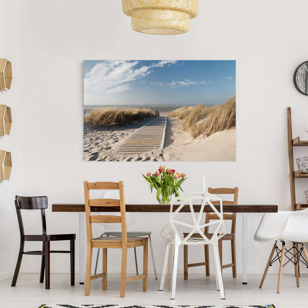home24 Leinwandbild Ostsee Strand IV