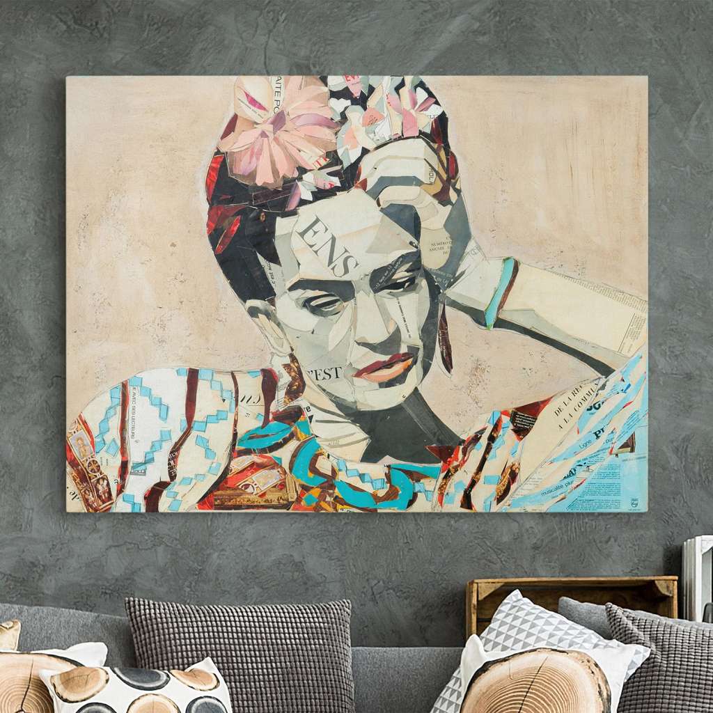 home24 Leinwandbild Frida Kahlo Collage I