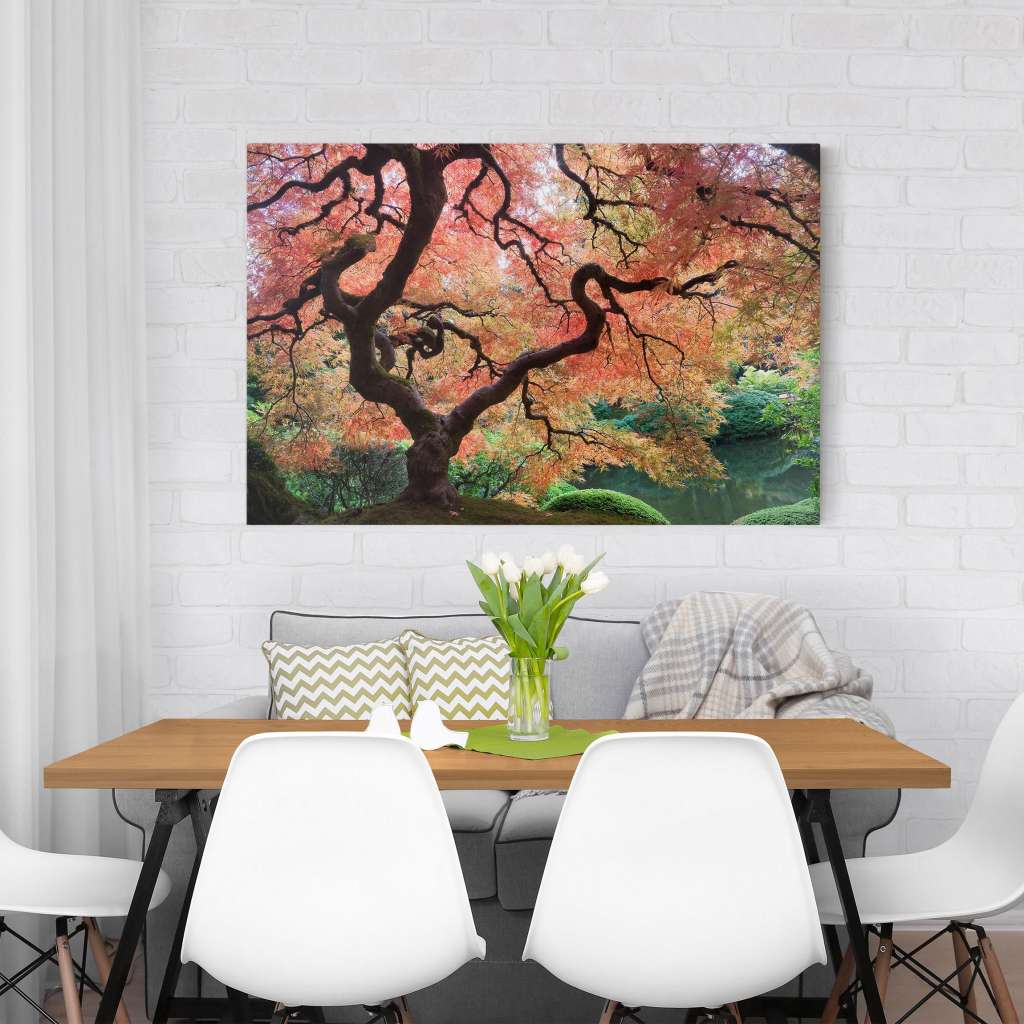 home24 Leinwandbild Japanischer Garten II
