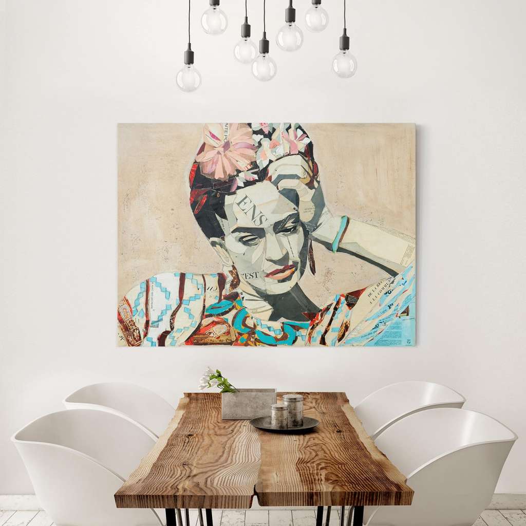 home24 Leinwandbild Frida Kahlo Collage II