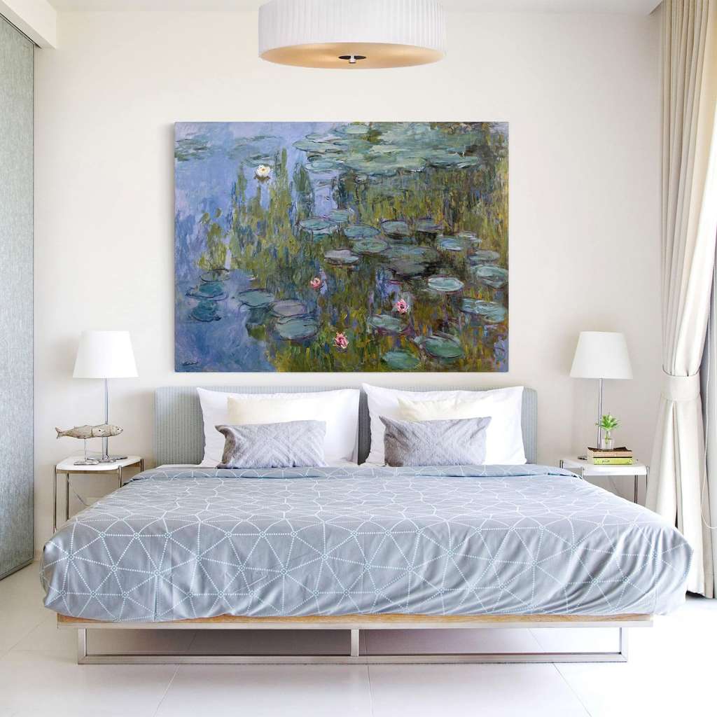 home24 Leinwandbild Seerosen Nympheas I