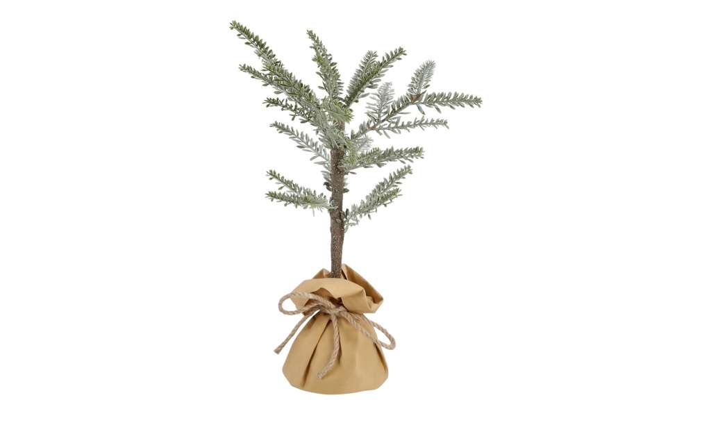 Tannebäumchen ¦ grün ¦ Kunststoff, Papier, Zement Ø: 23 Dekoration > Kunstblumen - Höffner