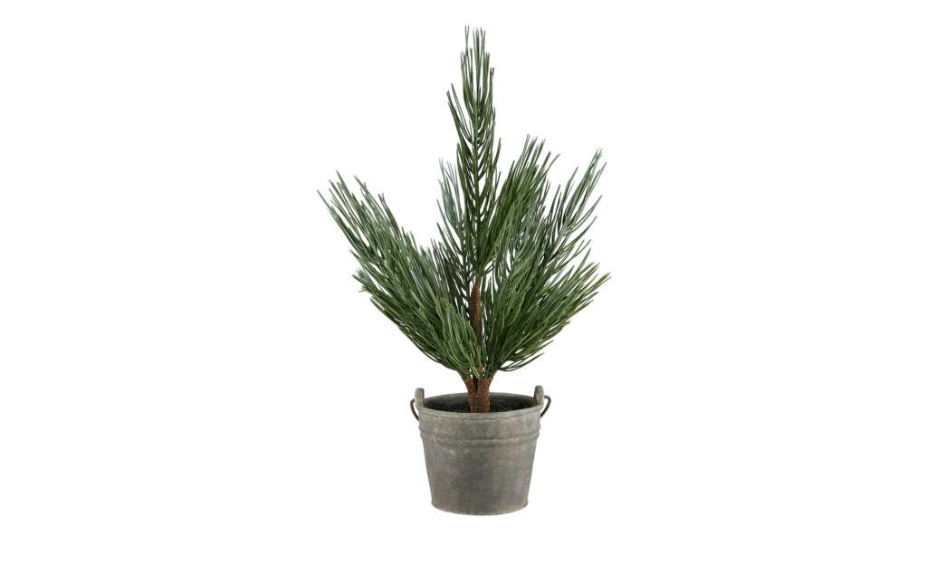 Tannenbäumchen im Topf ¦ grün ¦ Metall, Kunststoff Ø: 23 Dekoration > Kunstblumen - Höffner