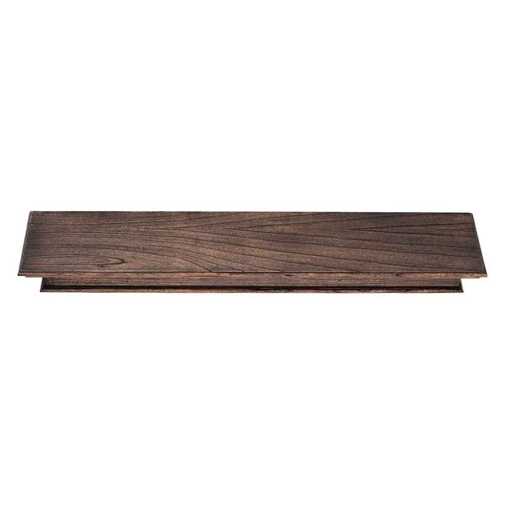 Wandboard in Holz Black Wash Landhaus Stil