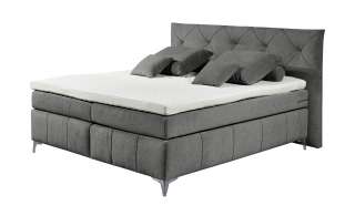 meinBett Boxspringbett 180x200 cm Chester ¦ grau Betten > Boxspringbetten > Boxspringbetten 180x200 - Höffner