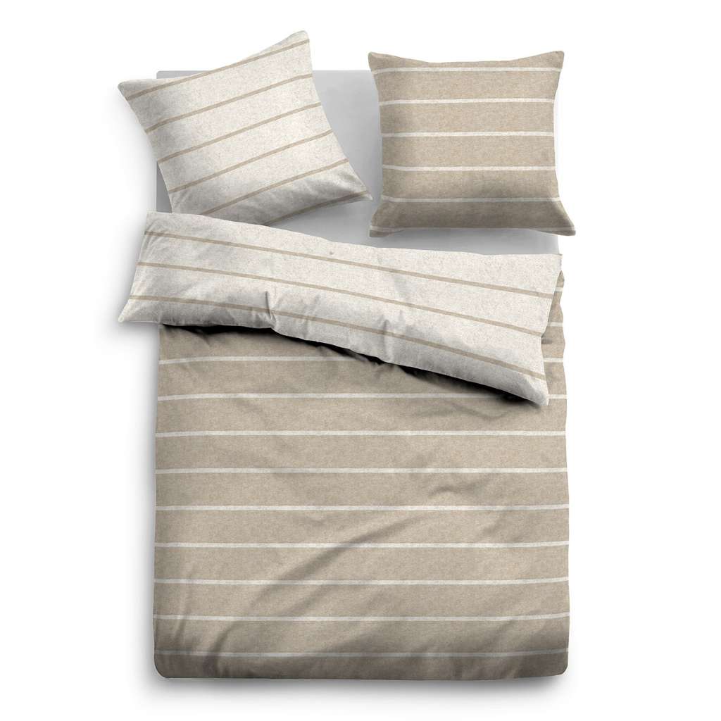 home24 Melange-Flanell Bettwäsche 0847210