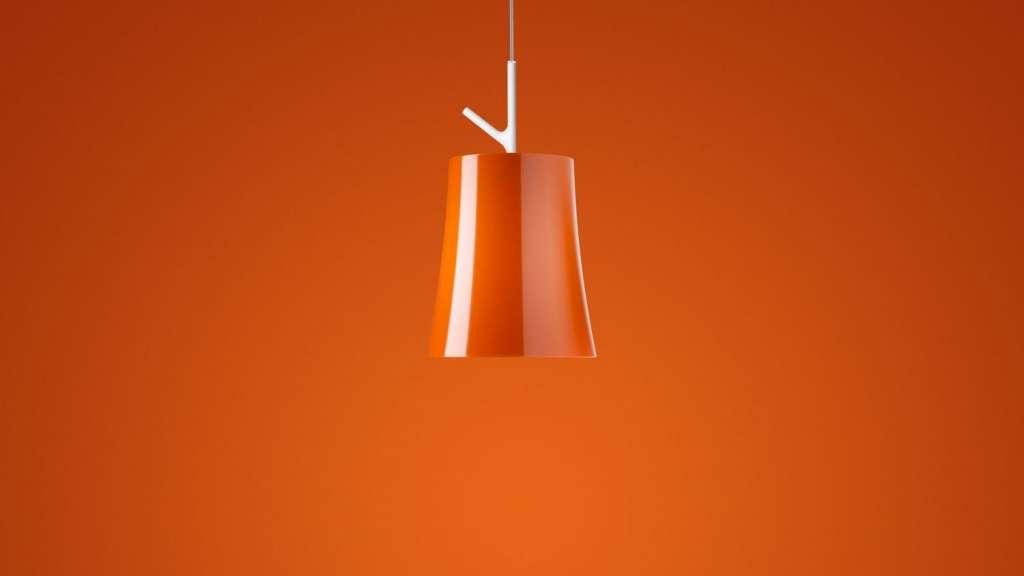 Foscarini - Birdie Piccola Hängeleuchte Orange - indoor