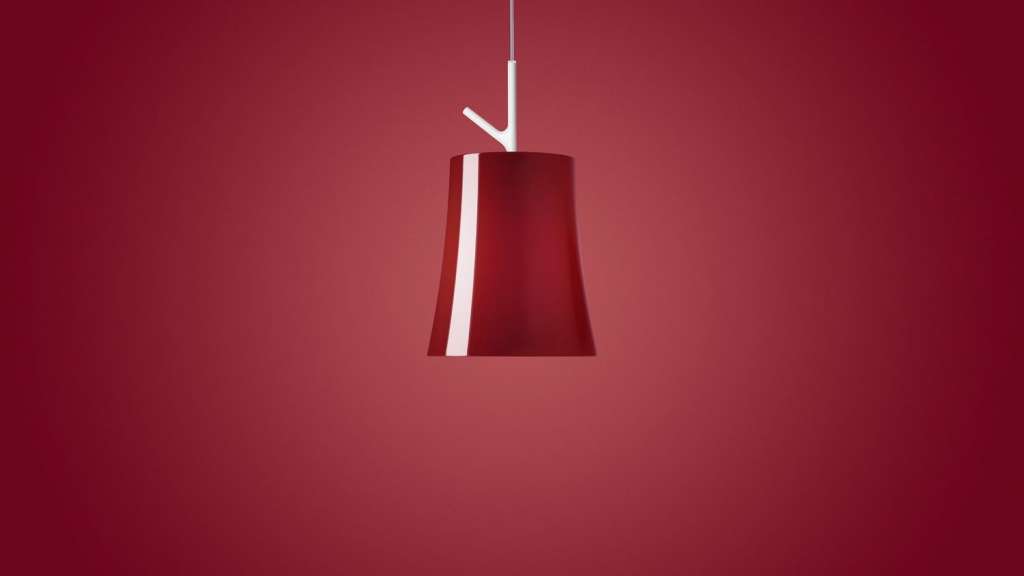 Foscarini - Birdie Piccola Hängeleuchte Amaranth - indoor