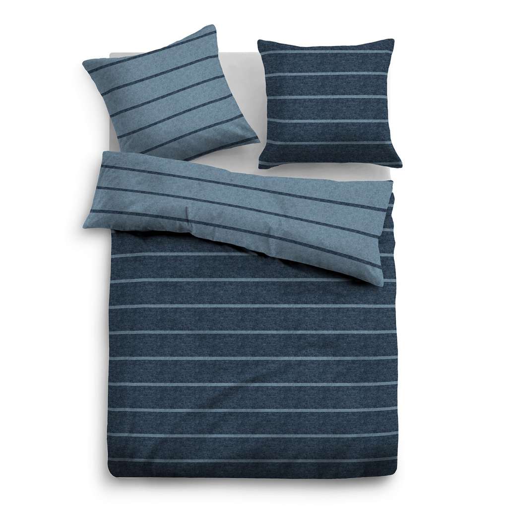 home24 Melange-Flanell Bettwäsche 0847210