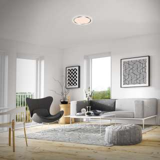 home24 LED-Deckenleuchte Kahiko
