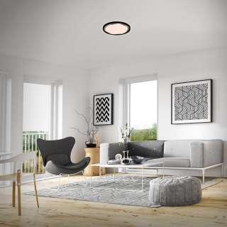 home24 LED-Deckenleuchte Kahiko