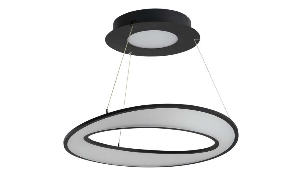 LED-Deckenleuchte, schwarz/ Acryl ¦ schwarz Ø: 60 Lampen & Leuchten > Innenleuchten > Deckenleuchten - Höffner