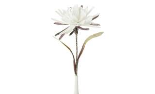 Soft Flower Kaktusblüte ¦ weiß ¦ Metall, Kunststoff Dekoration > Kunstblumen - Höffner