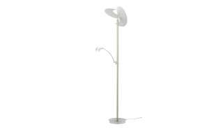 LED-Deckenfuter, Nickel-matt mit schwenkbaren Elementen ¦ silber Lampen & Leuchten > Innenleuchten > Stehlampen - Höffner
