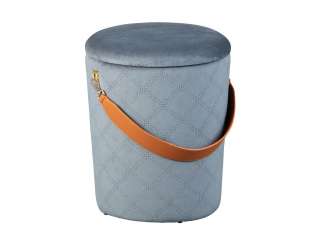 Hocker Nevis ¦ grau Polstermöbel > Hocker - Höffner