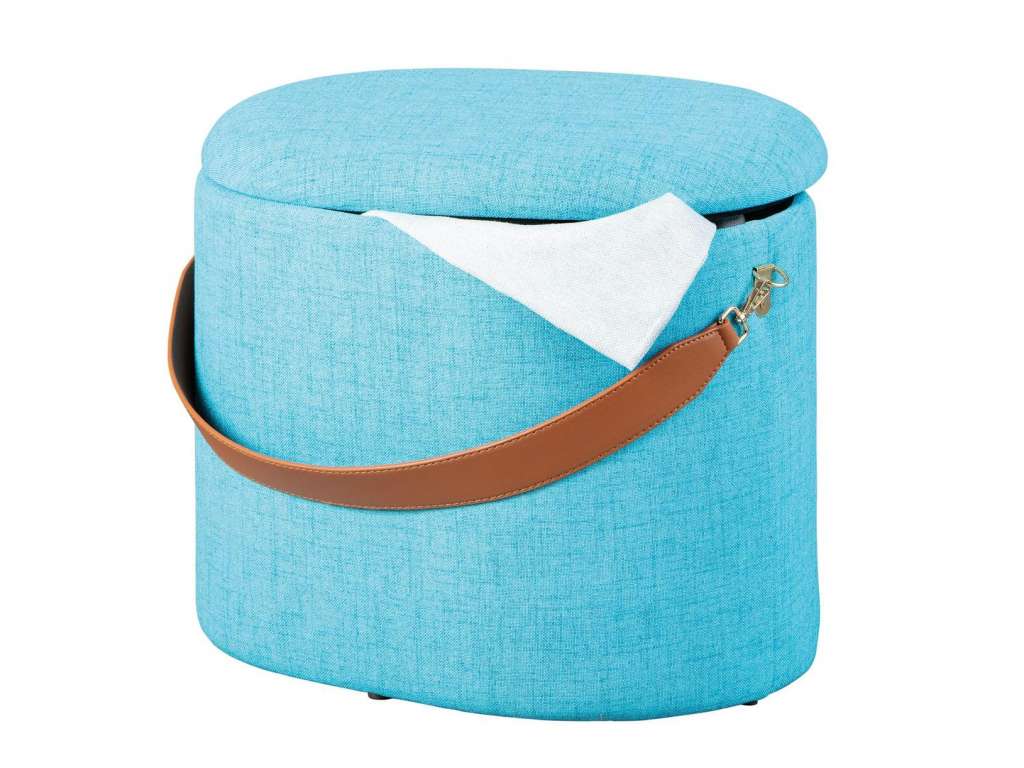 Hocker Dilia ¦ blau Polstermöbel > Hocker - Höffner