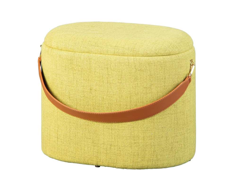Hocker Dilia ¦ gelb Polstermöbel > Hocker - Höffner
