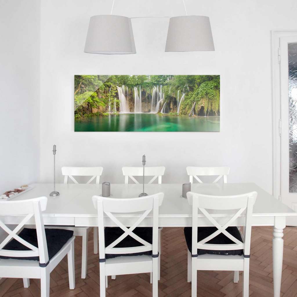home24 Glasbild Wasserfall Plitvicer Seen