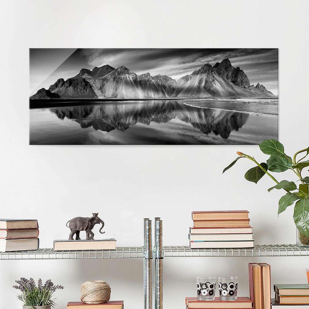 home24 Glasbild Vesturhorn in Island
