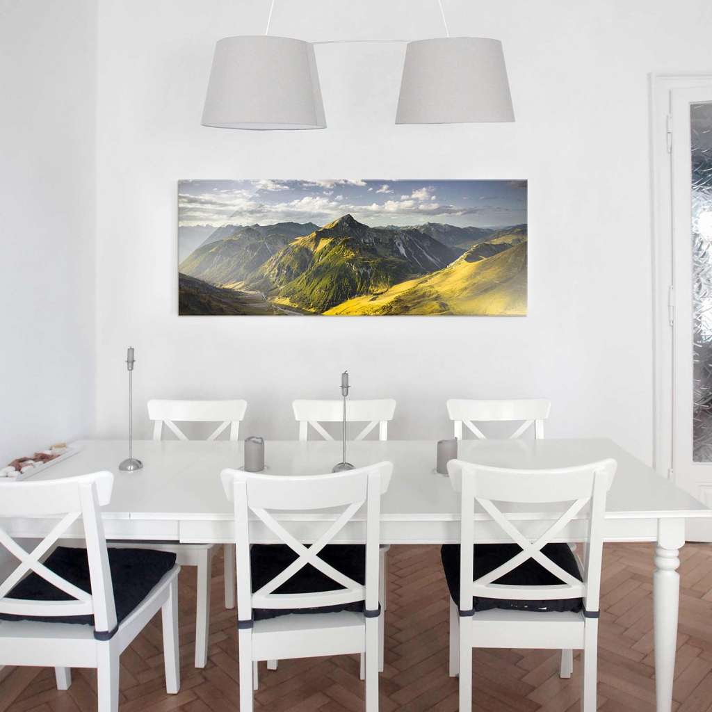 home24 Glasbild Berge der Lechtaler Alpen