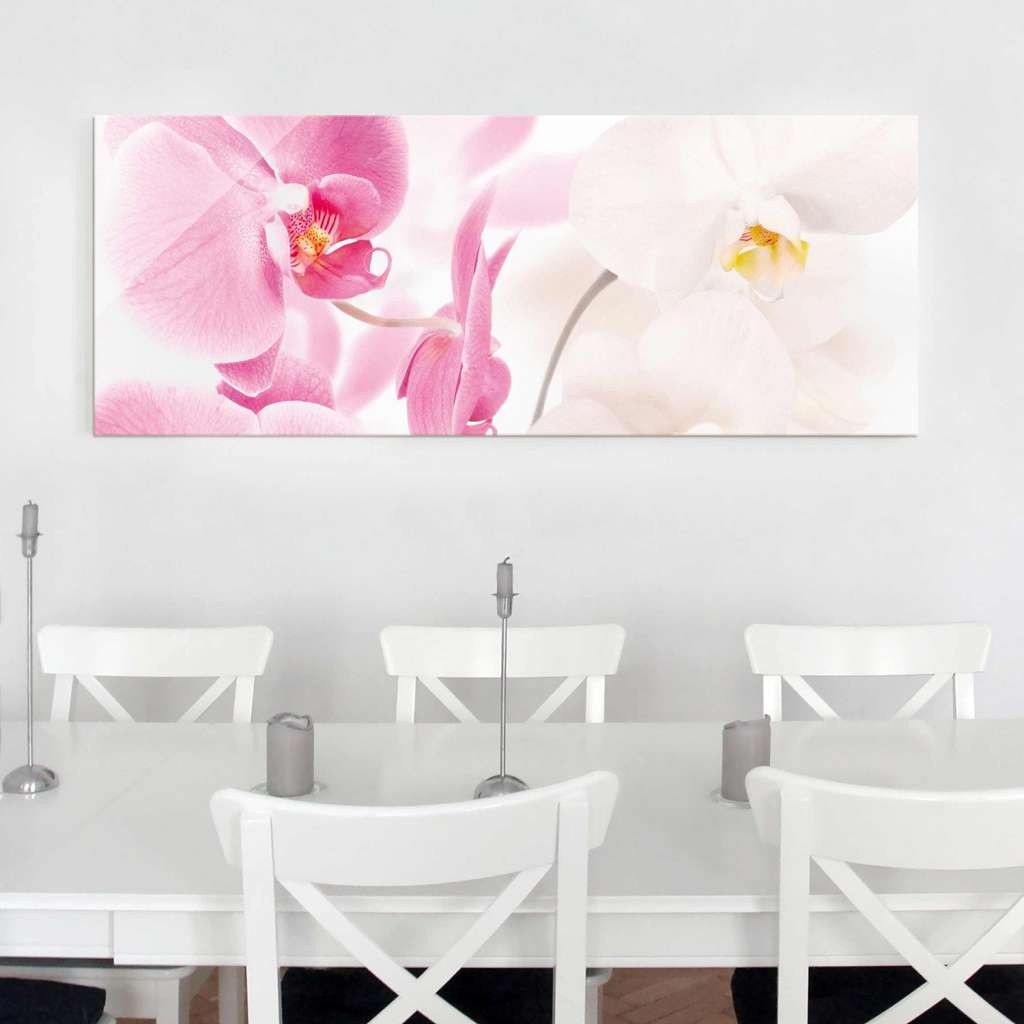 home24 Glasbild Delicate Orchids