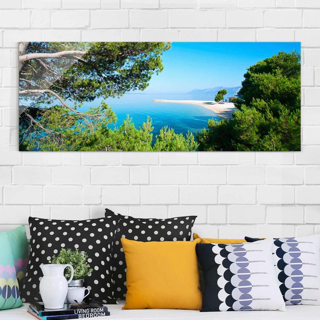 home24 Glasbild Hidden Paradise