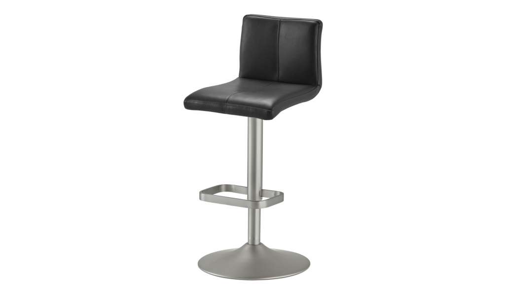 Leder-Barhocker  MyTina ¦ schwarz Stühle > Barhocker - Höffner