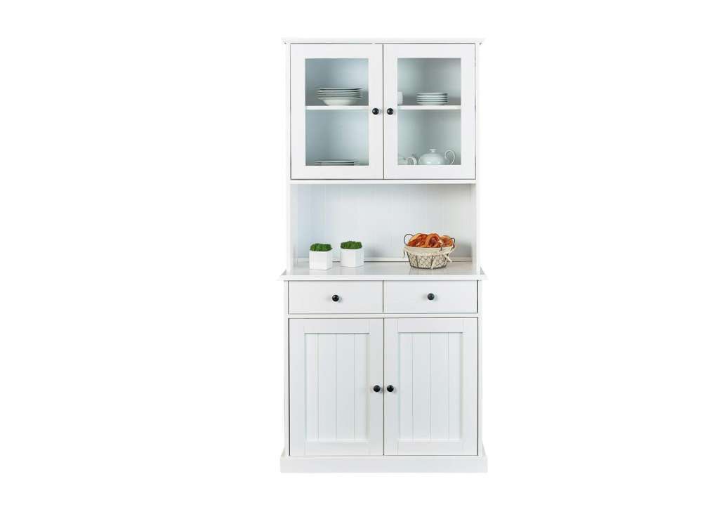 Buffet  Muslone ¦ weiß Kommoden & Sideboards > Vitrinen - Höffner