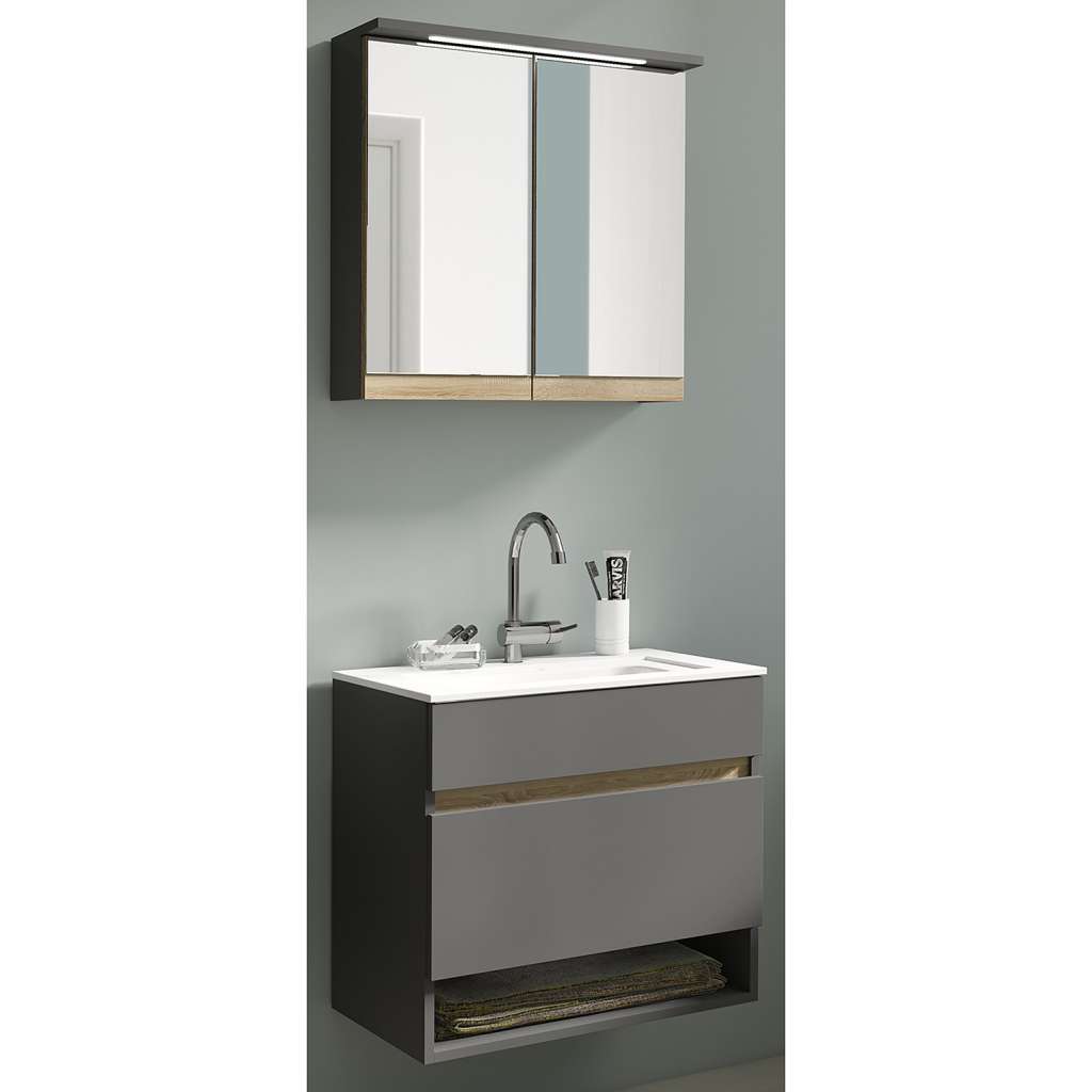 home24 Badezimmerset Pomezia I (2-teilig)