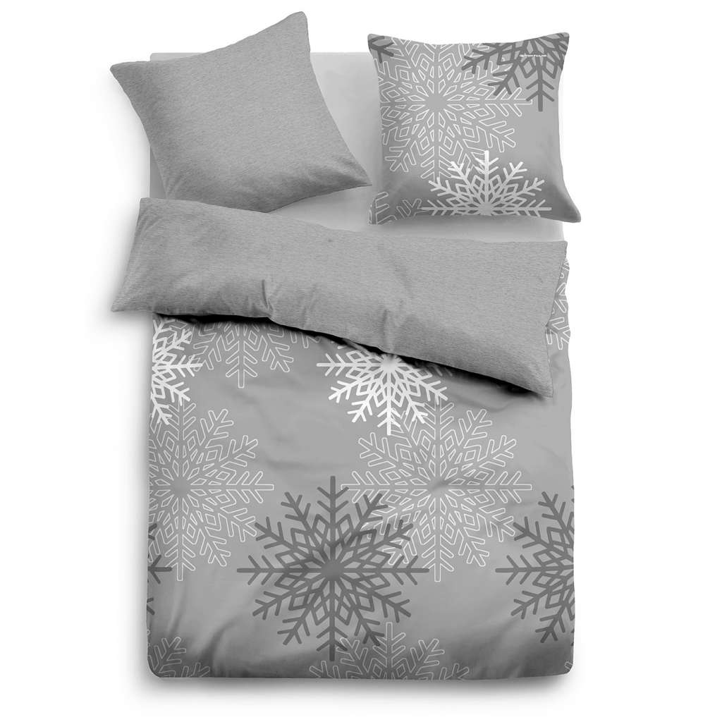 home24 Melange-Flanell Bettwäsche 0847643