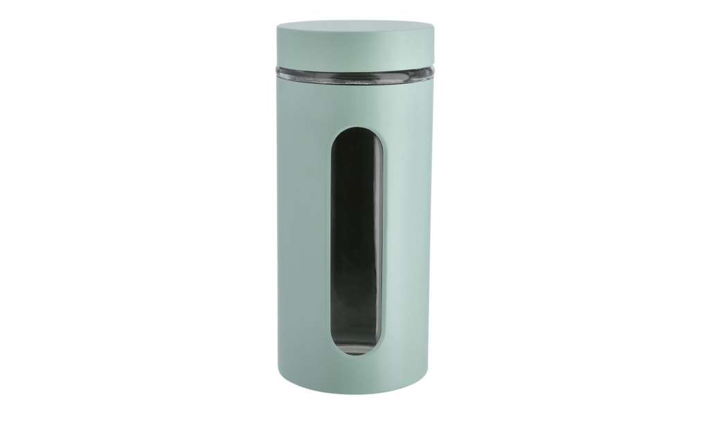 for friends Aufbewahrungsdose 22,5 cm ¦ türkis/petrol ¦ Edelstahl, Glas  Ø: 10 Küchenzubehör & Helfer > Vorratsbehälter - Höffner