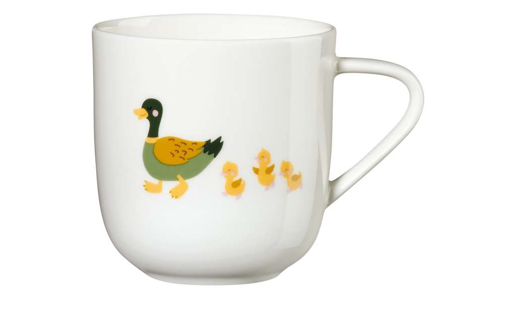 ASA SELECTION Henkelbecher  Kids ¦ weiß ¦ Porzellan Ø: 8 Geschirr > Becher - Höffner