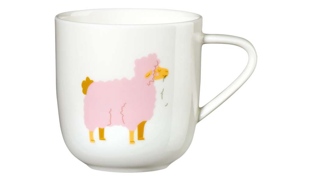 ASA SELECTION Henkelbecher  Kids ¦ weiß ¦ Porzellan Ø: 8 Geschirr > Becher - Höffner