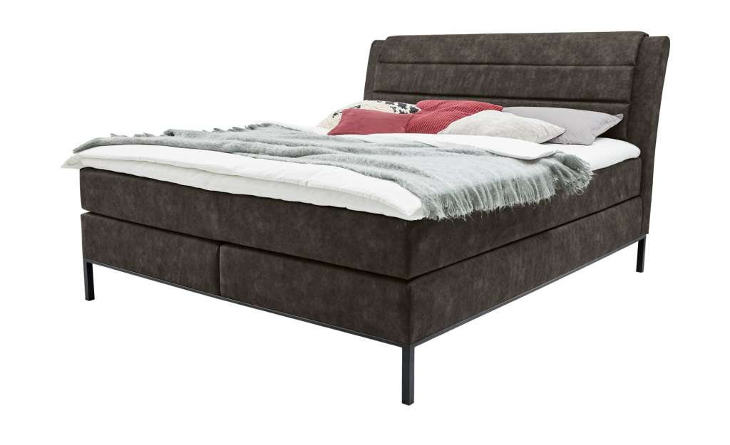 Boxspringbett  Norfolk ¦ schwarz Betten > Boxspringbetten > Boxspringbetten 180x200 - Höffner