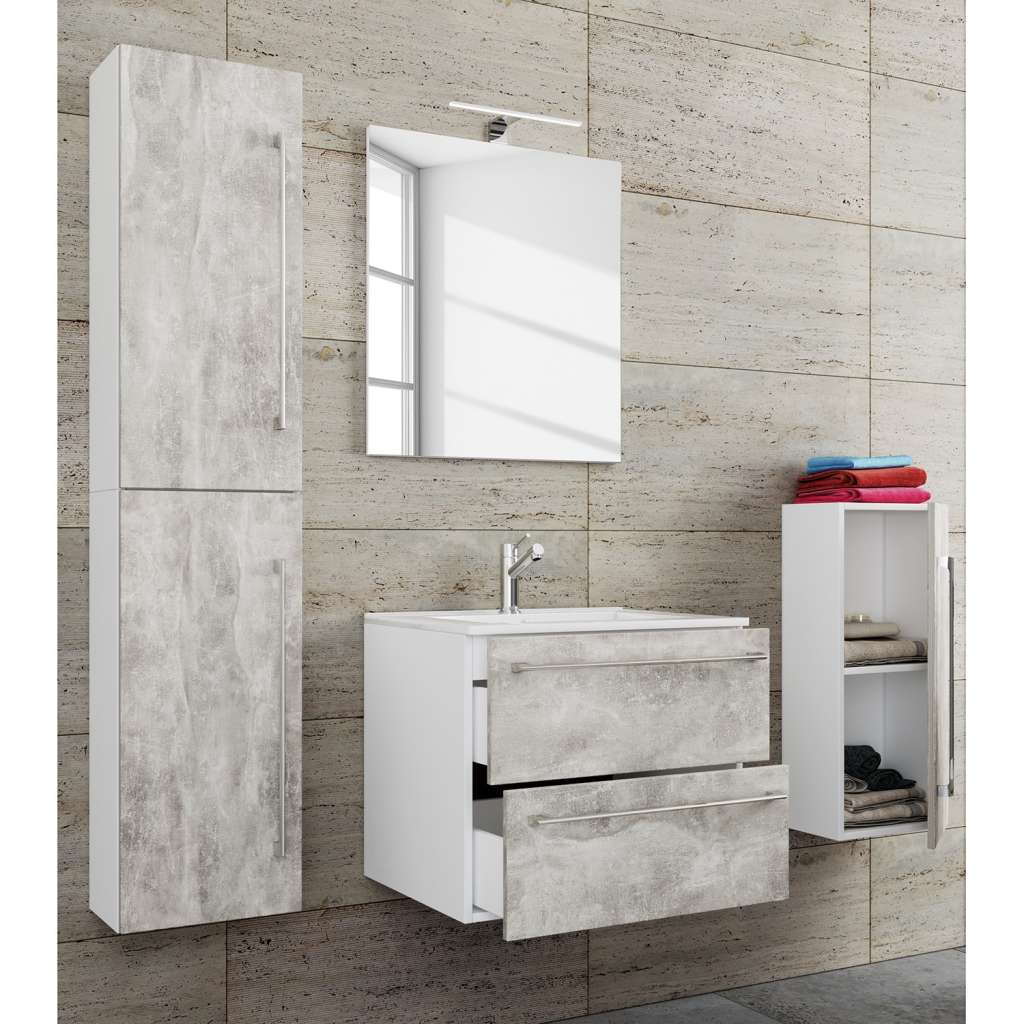 home24 Badezimmerset Muniz VI (4-teilig)
