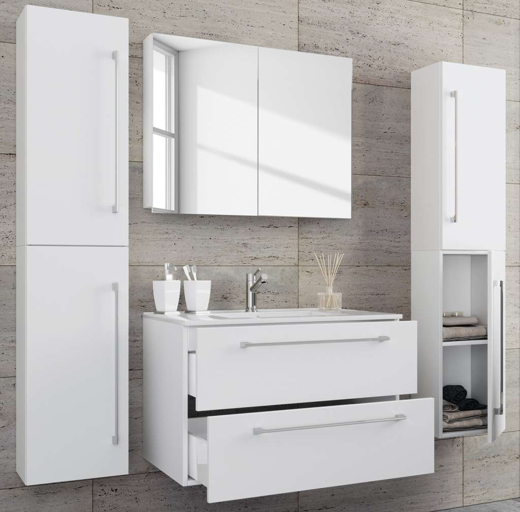 home24 Badezimmerset Muniz XI (4-teilig)