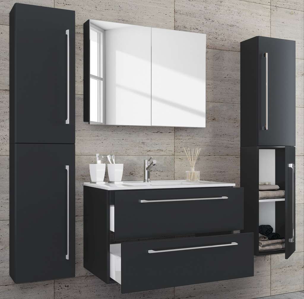home24 Badezimmerset Muniz XI (4-teilig)