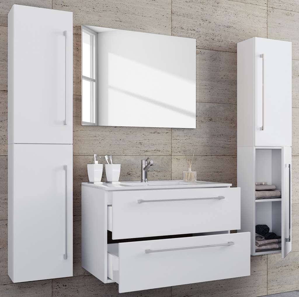 home24 Badezimmerset Muniz X (4-teilig)
